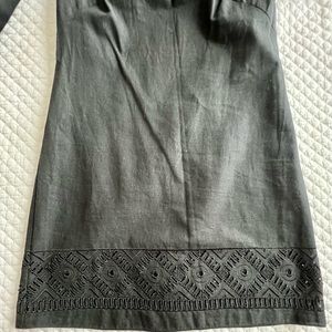 Black linen dress by Max Studio